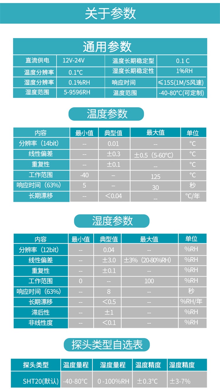 SPD温湿度传感器NBIOT无线高精度液晶大屏显示工业温湿度变送器,温湿度传感器N